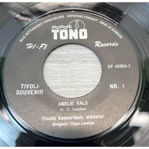 Hans Christian Lumbye Tivoli Souvenir Vol 1 45 EP Tono 45084 Denmark Tippe - Picture 5 of 6